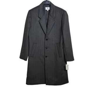 Mode of One Men's Regular-Fit Single-Breasted Topcoat, Hthr Onyx large $169